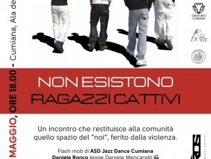 EVENTO – A Cumiana sabato si scende in piazza dopo le botte ad un educatore